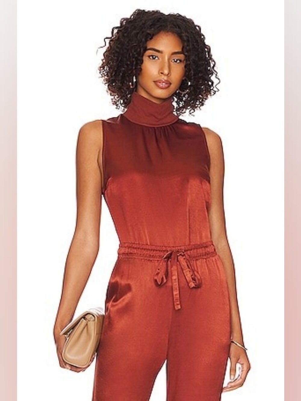Nation LTD - Danielle Mockneck Tank in Rust